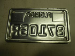 1995 FLORIDA MOTERCYCLE LICENSE PLATE 2