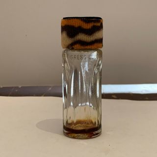 Vintage Faberge Tigress Cologne Bottle 1/2 Fluid Ounce