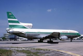 Cathay Pacific,  Tristar,  Vr - Hhw,  In 1981,  Slide