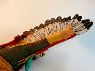 Hopi Hand Carved Eagle Kachina Cottonwood Signed by Artist Indian Art 1st Mesa 7