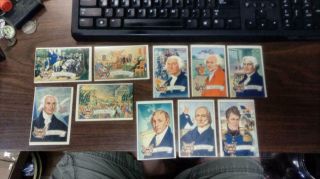32 - Old 1952 Bowman U.  S.  Presidents Trading Cards 1 - 20 22 - 23 26 - 35 Partial Set