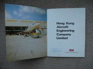 HAECO Hong Kong Engineering Co.  Brochure including Concorde Kai Tak 2