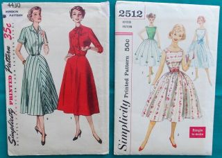 Manikin Doll Patterns Minikin Simplicity 1958,  1953