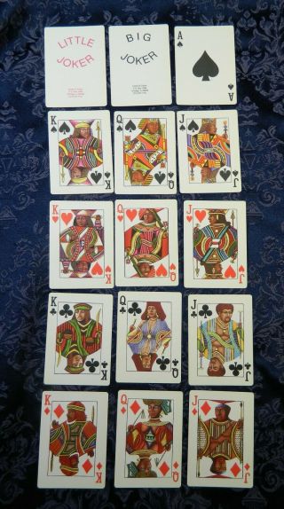Cards Of Colour 1992,  African American Playing Cards Deck,  Poker Size,  Euc