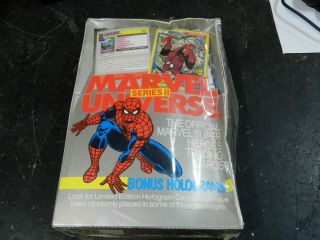 1991 Impel Marvel Universe Series Ii Trading Cards Box