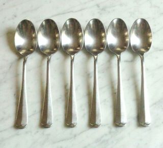 Msr1 Queen Anne Minners Nyc Custom Stainless Japan 6 Place Table Soup Spoons