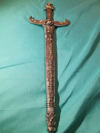 Egyptian Athame Ceremonial Dagger With Silver Handle Great