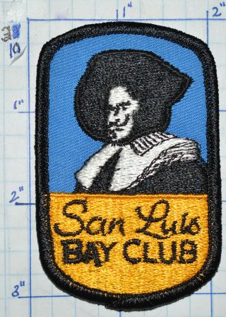 San Luis Bay Club Golf,  Avila Beach California Vintage Patch