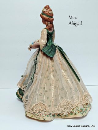 Porcelain Half Doll,  Boudoir Doll,  Collectible Doll,  OOAK Hand Made Doll 3
