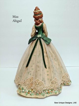 Porcelain Half Doll,  Boudoir Doll,  Collectible Doll,  OOAK Hand Made Doll 4