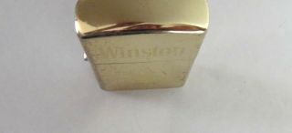 Vintage Winston Firebird Gold Tone Cigarette Lighter 5