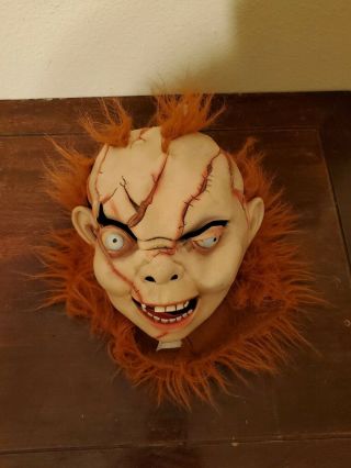 Rare 2004 Chucky Mask Franco Play Halloween Bride Of Seed Scary