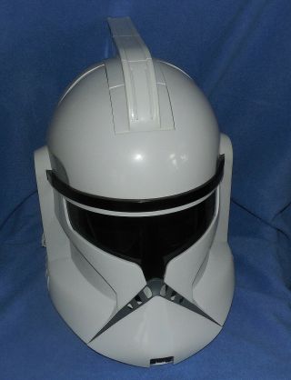 Vintage Hasbro Star Wars Clone Storm Trooper Talking Helmet - 2008