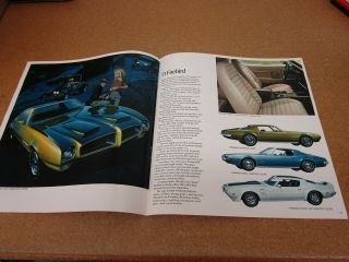 1971 Pontiac Full Line Grand Prix Firebird GTO Lemans sales brochure literature 2