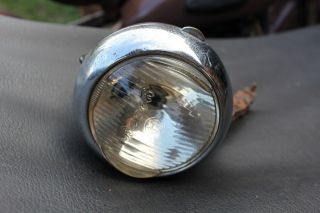 Vintage Bosch Rotodyn Front Lamp Light With Switch.  Chrome Old Rare