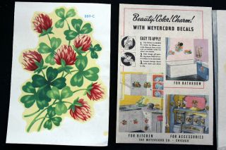 Floral 3 Pc Vintage Deadstock 1940 