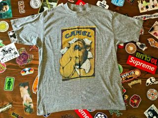 Vtg Joe Camel Camel Cigarette T - Shirt Rare 80 