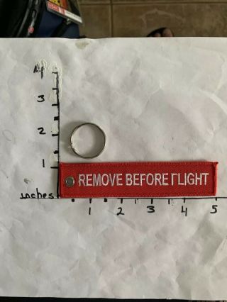 Remove Before Flight Style keyring - Lufthansa 2