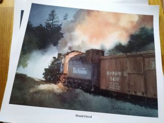 Ted Rose Railroad Print 
