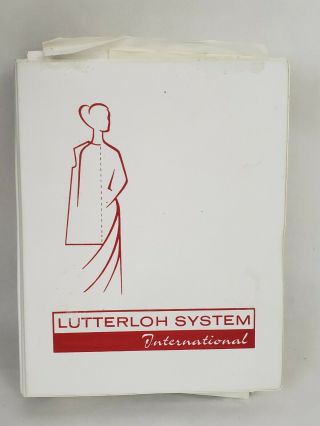 Lutterloh System International Golden Rule Book Diy Pattern Making Sewing