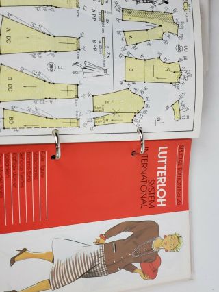 Lutterloh System International Golden Rule Book DIY Pattern Making Sewing 4