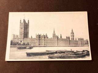 1910 T120 Omega Cigarettes World Views Big Ben,  Parliament London,  England 5