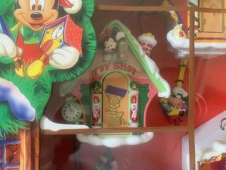 Mr.  Christmas Mickey ' s Clock Shop Disney 1993 - Complete 4