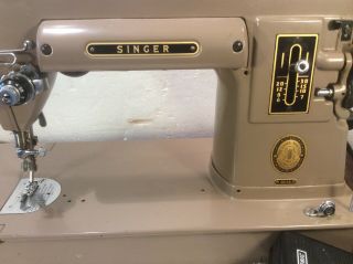 Singer 301A Long Bed Sewing Machine w/ Pedal 2
