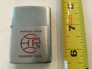Vintage Zippo Lighter Hudson River Country Club 1964