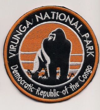 Virunga National Park Democratic Republic Of The Congo Souvenir Patch