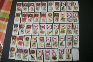 Cigarette Tobacco Cards Complete Set Of 50 Players Boy Scout & Girl Guide 1933