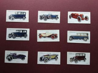 Motor Cars 3rd Series Issued 1926 By L & Butler Set 50