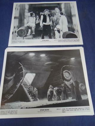 Vintage 1977 STAR WARS Set of 32 Different 8x10 Black & White PHOTOS/STILLS 4