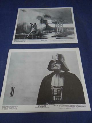 Vintage 1977 STAR WARS Set of 32 Different 8x10 Black & White PHOTOS/STILLS 8