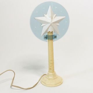 Christmas Lights Candolier Vintage Window Lights Star Single Candle