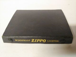 Rare Vintage Windproof Zippo Lighter Salesman Display Case Holds 8