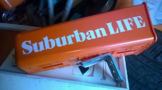 Vintage Old Newspaper Tube Delivery Mail Box Nos Suburban Life