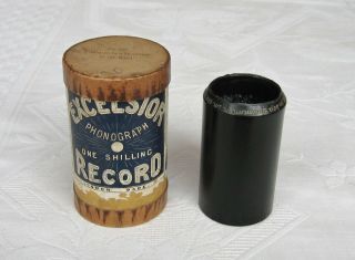 Rare Excelsior Phonograph Cylinder Record Popular song Male vocal 2