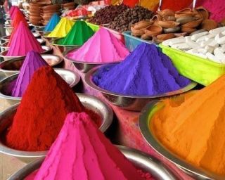 Color Marathon Holi Color Run Rangoli Color Powder 10 Colors X 100 Gram