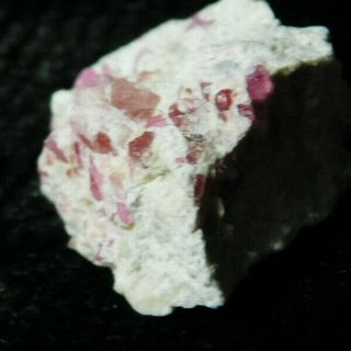 A 100 Natural Red Emerald Bixbite Or Red Beryl Crystal Cluster From Utah 2.  71 E