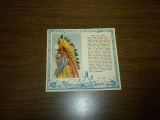 American Indian Chiefs No.  39 Red Man Chewing Tobacco T129 (1952)