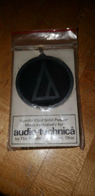 Vintage Audio - Technica Pewter Pendant Made By Pewtery Of Akron,  Ohio
