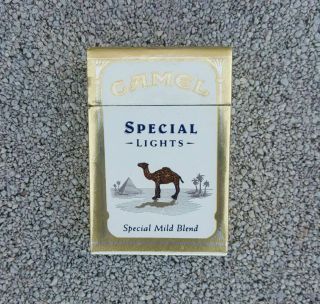 Vintage Vtg 90s Joe Camel Zippo Lighter Crush Promo Promotional Special Lights