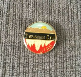 Timpanogos Cave Utah Souvenir Pin