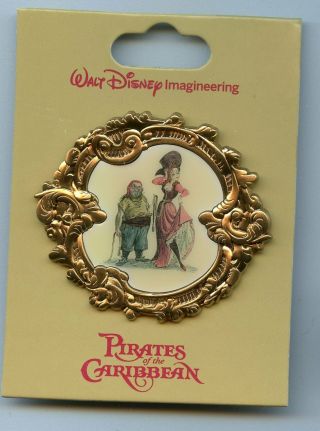 Wdi Disney Pirates Of The Caribbean Marc Davis Concept Art The Redhead Le250 Pin