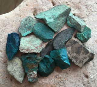 148.  95 Ct Rough & Half Polished Eilat Stones King Solomon Israel Gemstone