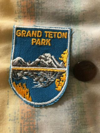 Vintage Grand Teton National Park Sewn - On Patch
