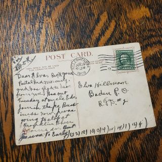 Edison Cylinder Phonograph Post Card - 1909 2