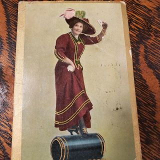 Edison Cylinder Phonograph Post Card - 1909 4