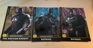 Injustice Arcade Dave And Busters Card Batman Arkham Knight Power Rare